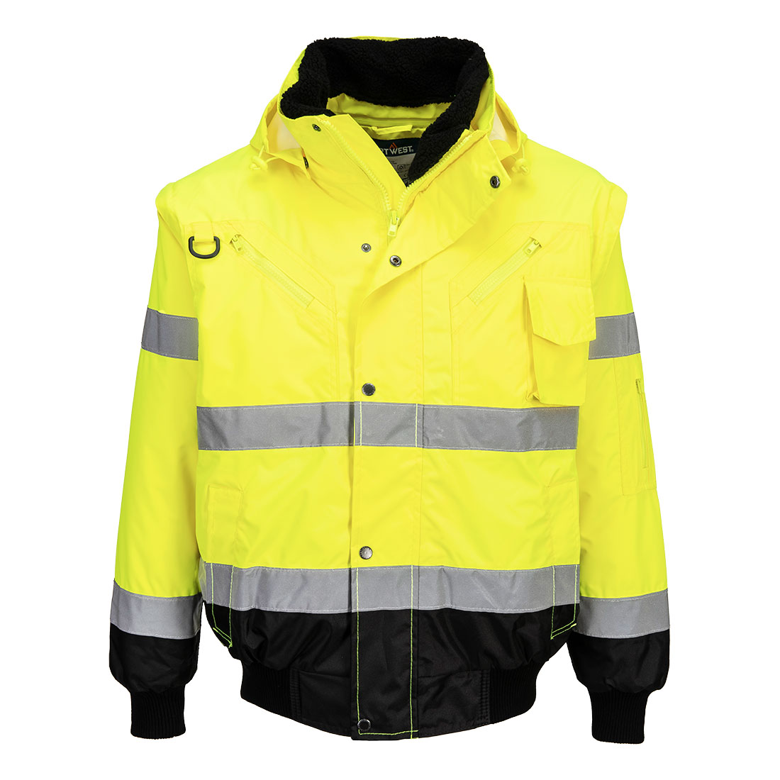 Hi-Vis 3-in-1 Kontrast Pilotjacke 5