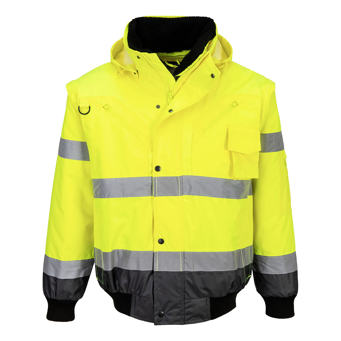 Hi-Vis 3-in-1 Kontrast Pilotjacke 7