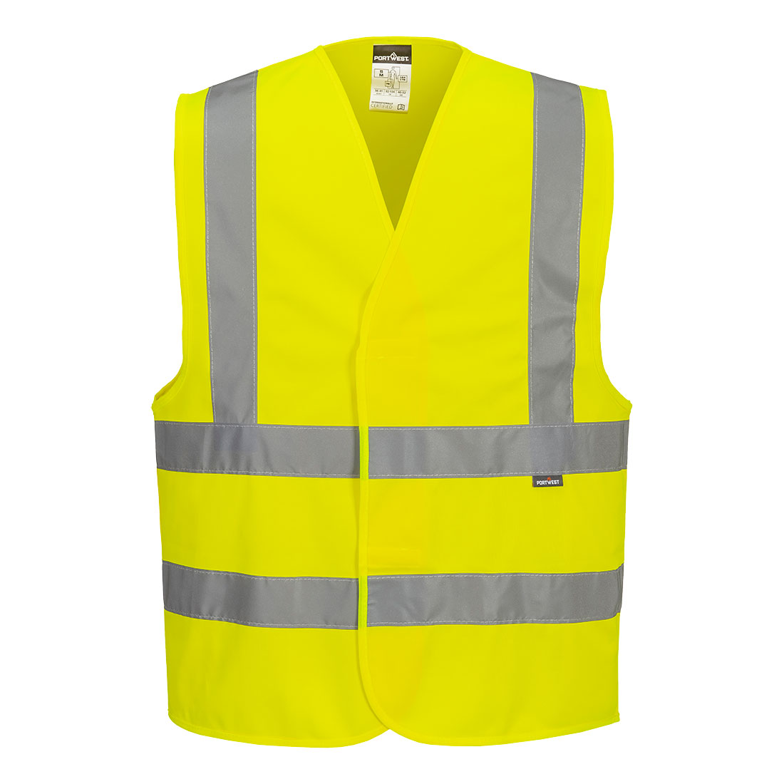 Hi-Vis Weste mit Schulterreflexband 5