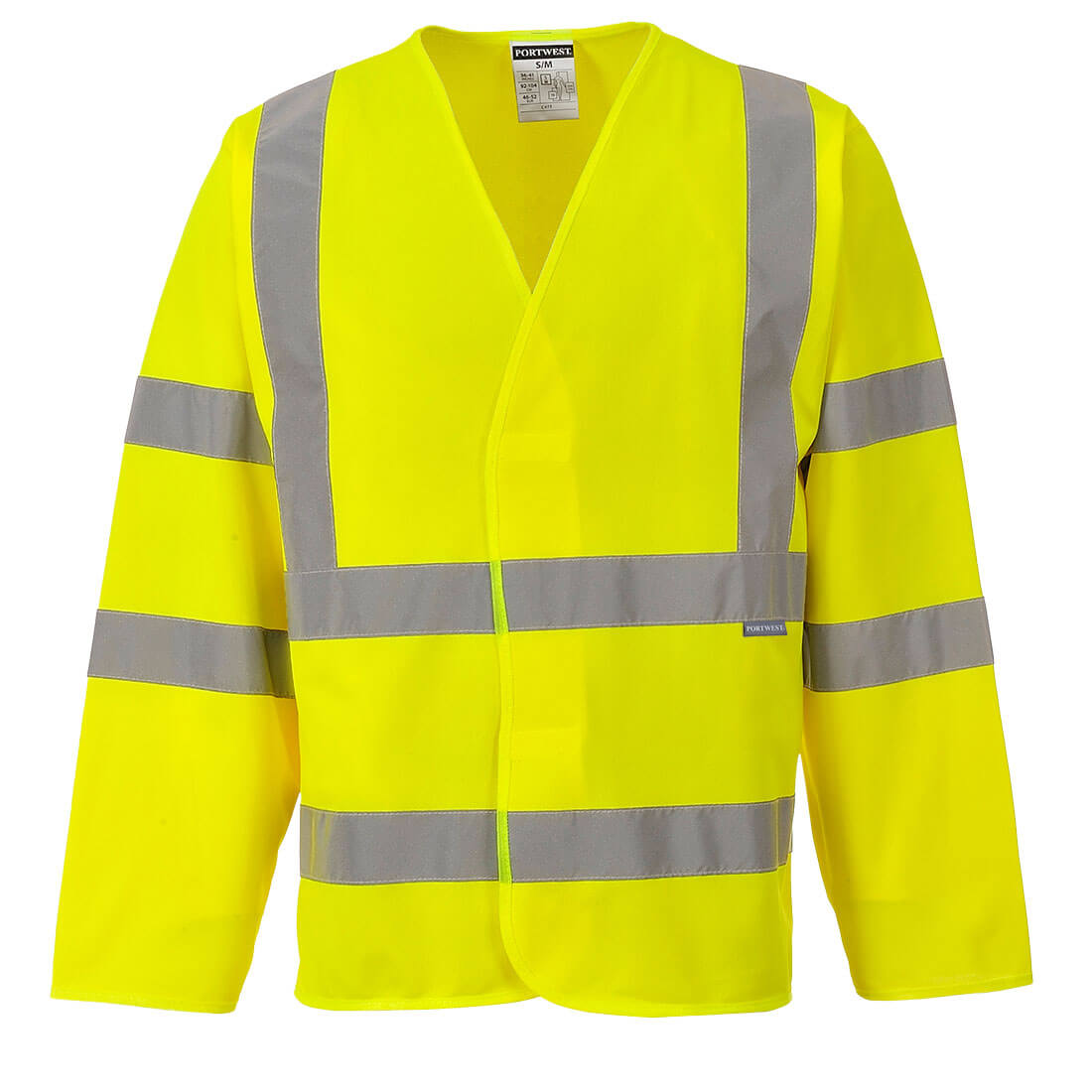 Hi-Vis Weste mit Schultereflexband langarm 2