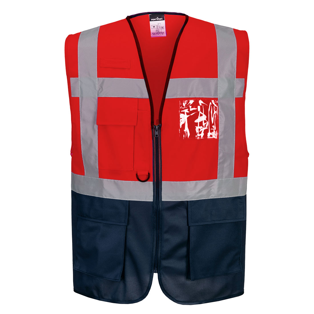 Warschau Hi-Vis Kontrast Exekutiv Weste 3