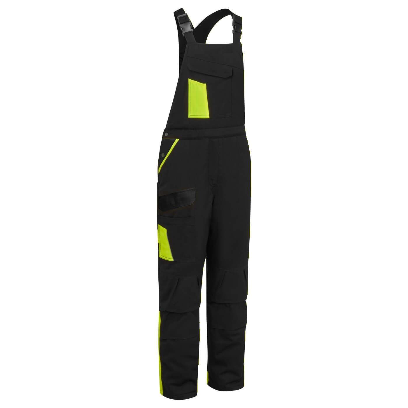 WX1 zweifarbige wattierte Baumwoll - Latzhose 2
