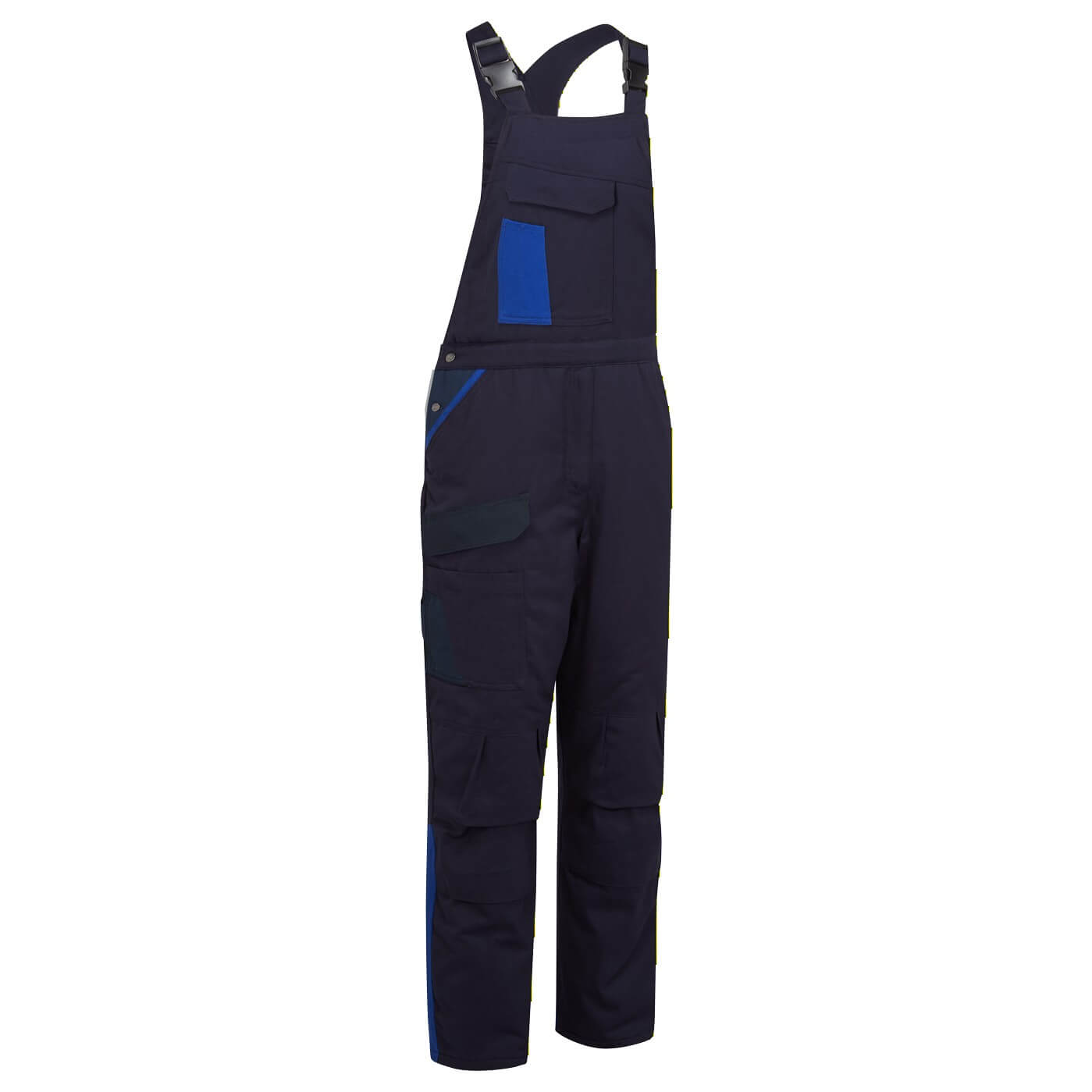 WX1 zweifarbige wattierte Baumwoll - Latzhose 3