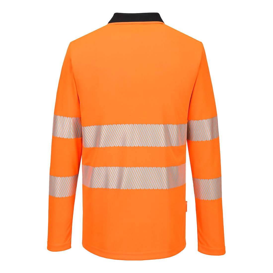 DX4 Hi-Vis Polo Shirt mit Reißverschluss langarm 2