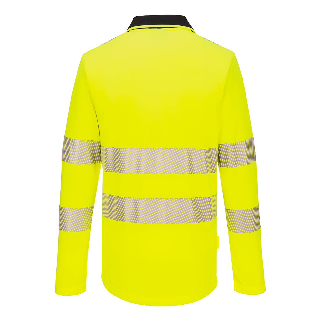 DX4 Hi-Vis Polo Shirt mit Reißverschluss langarm 4