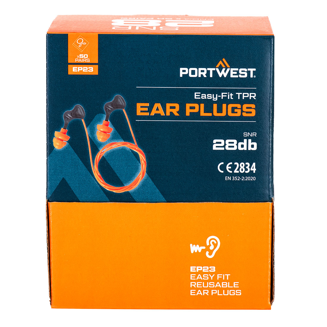 Easy Fit TPR Gehörschutzstöpsel (50 Paar) 2