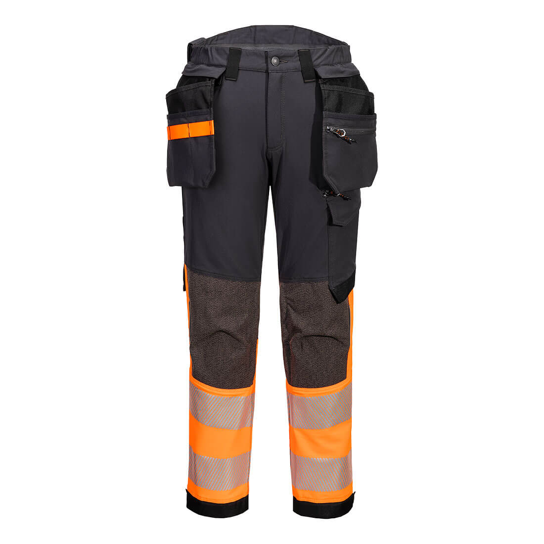 EV4 Hi-Vis Stretch Bundhose mit abnehmbaren Holstertaschen Klasse 1 5