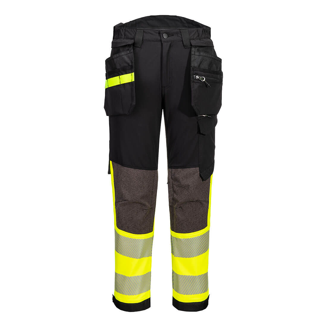 EV4 Hi-Vis Stretch Bundhose mit abnehmbaren Holstertaschen Klasse 1 9