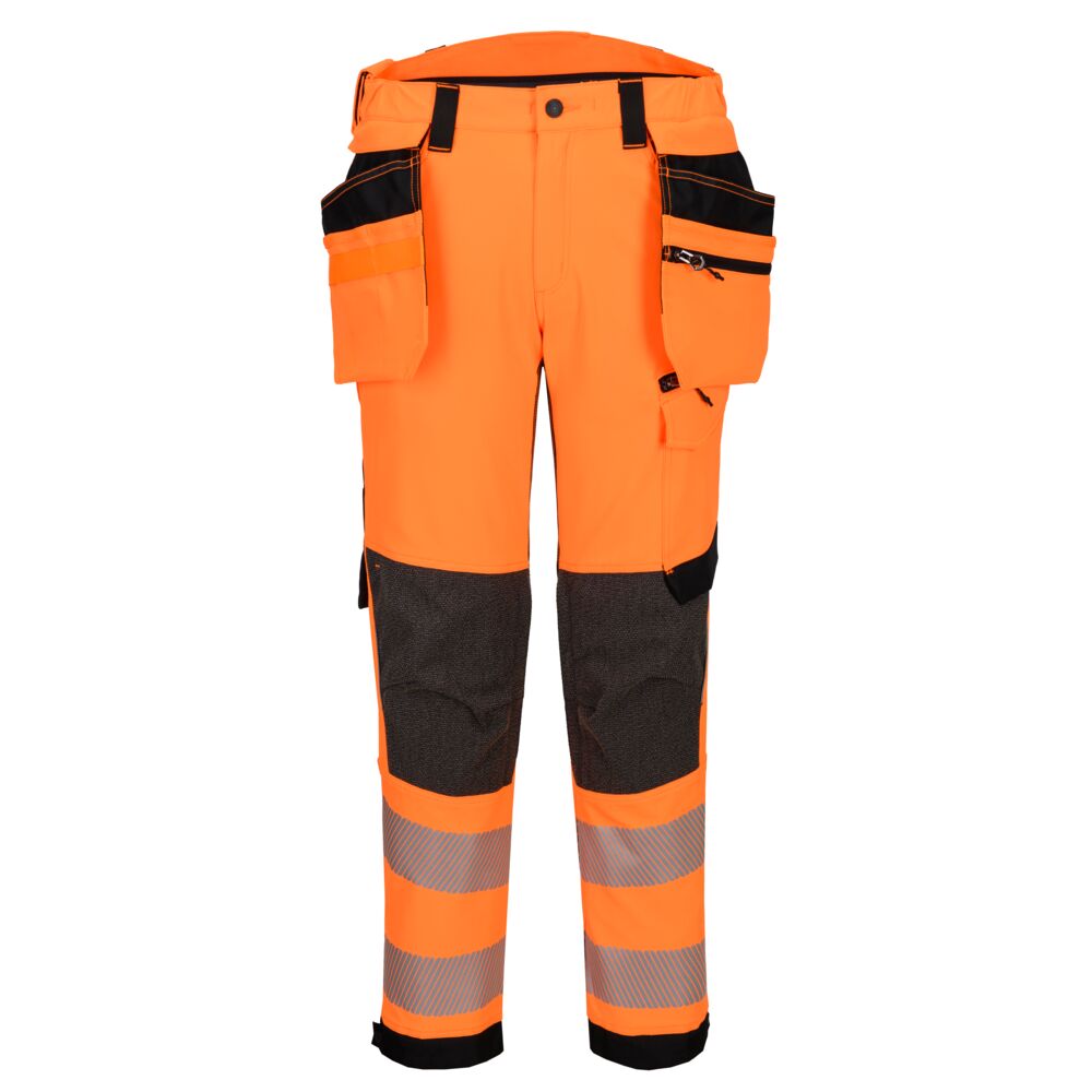 EV4 Hi-Vis Stretch Bundhose mit abnehmbaren Holstertaschen Klasse 2 5