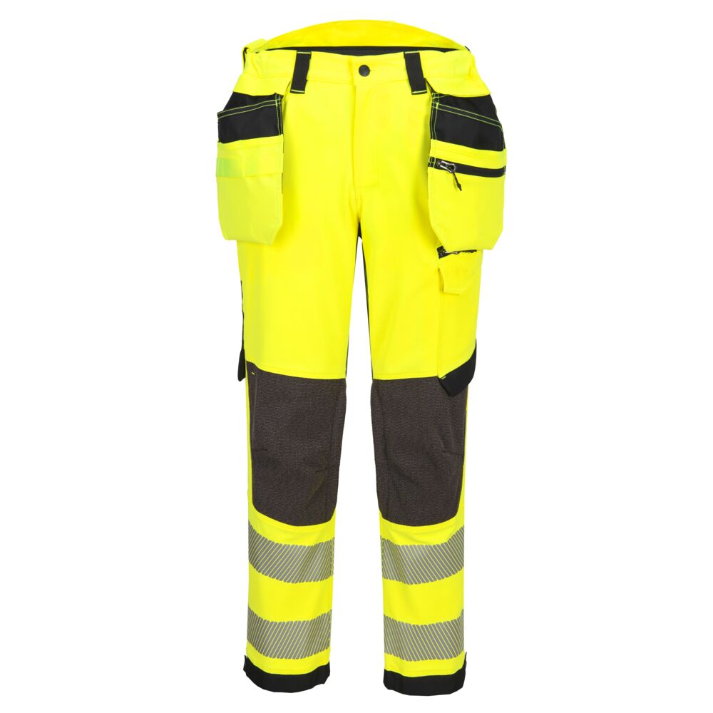 EV4 Hi-Vis Stretch Bundhose mit abnehmbaren Holstertaschen Klasse 2 11