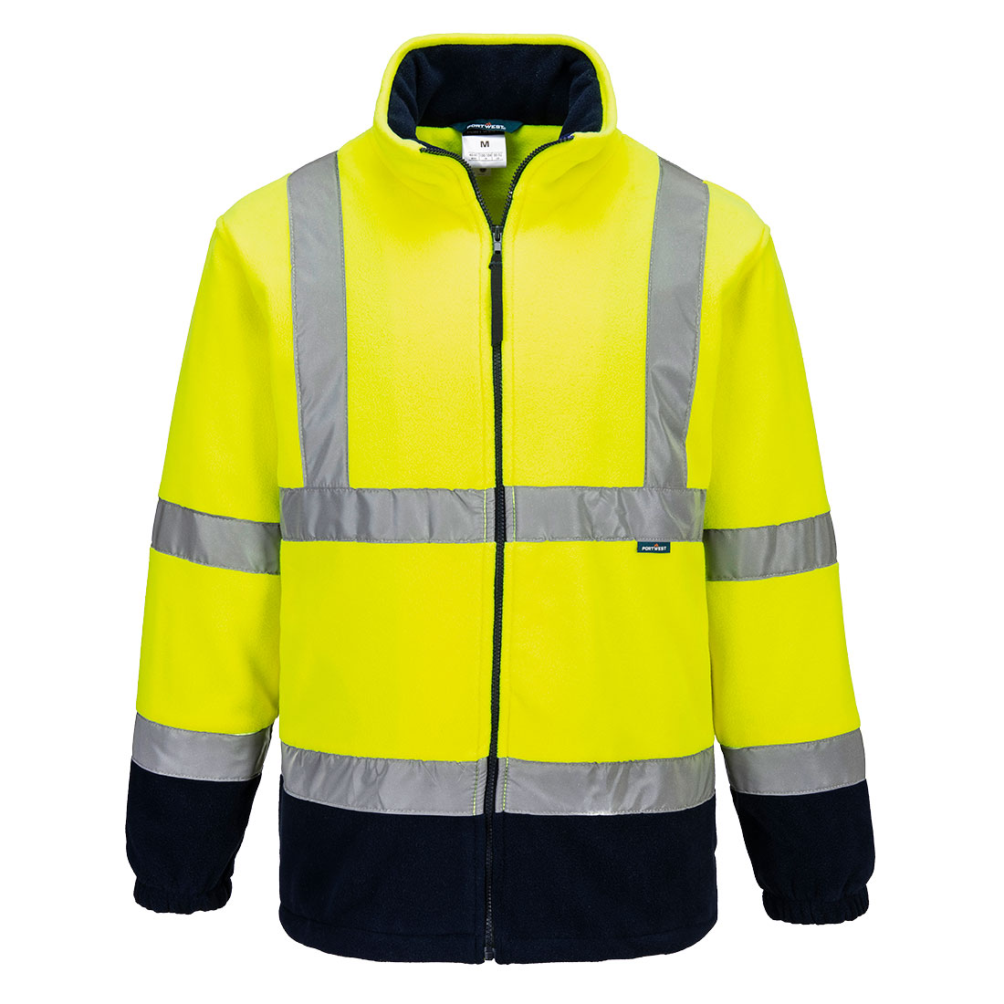 Hi-Vis Kontrast Fleecejacke 3