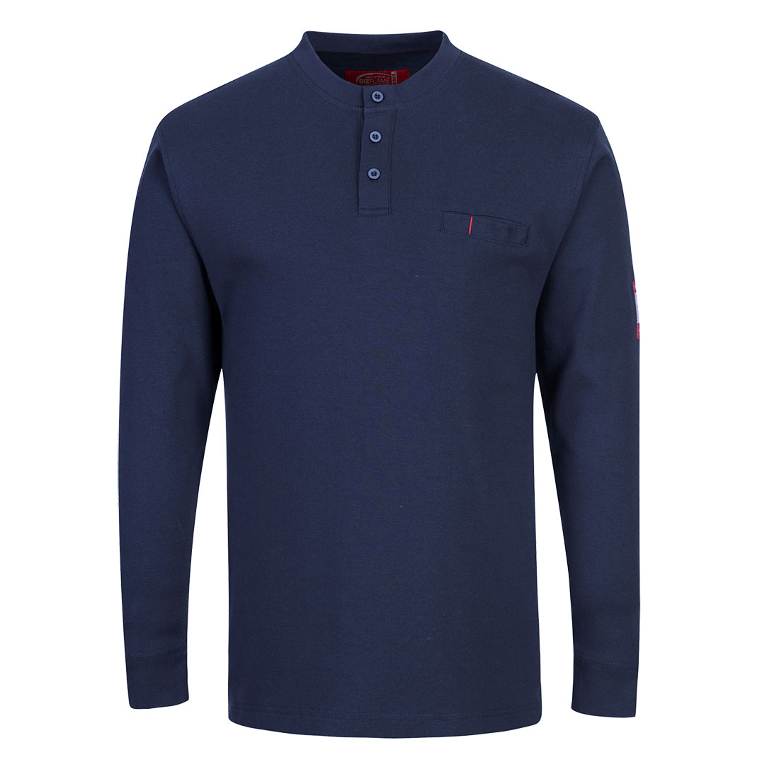 Bizflame Knit FR Henley Shirt Langarm 3