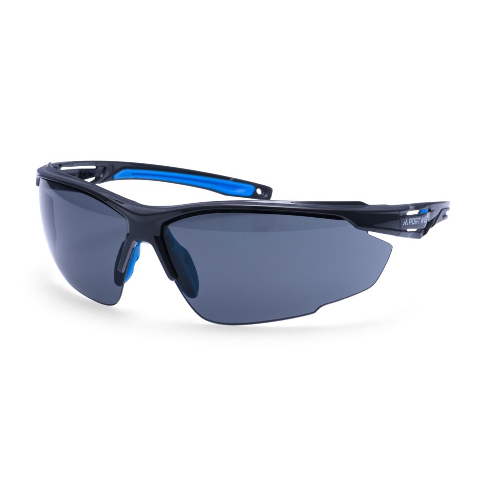 Anthrazitfarbene KN Schutzbrille 9