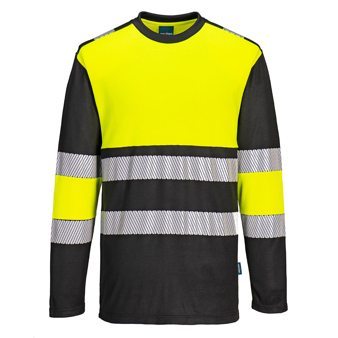 PW3 Hi-Vis Cotton Comfort T-Shirt Klasse 1, langarm 3