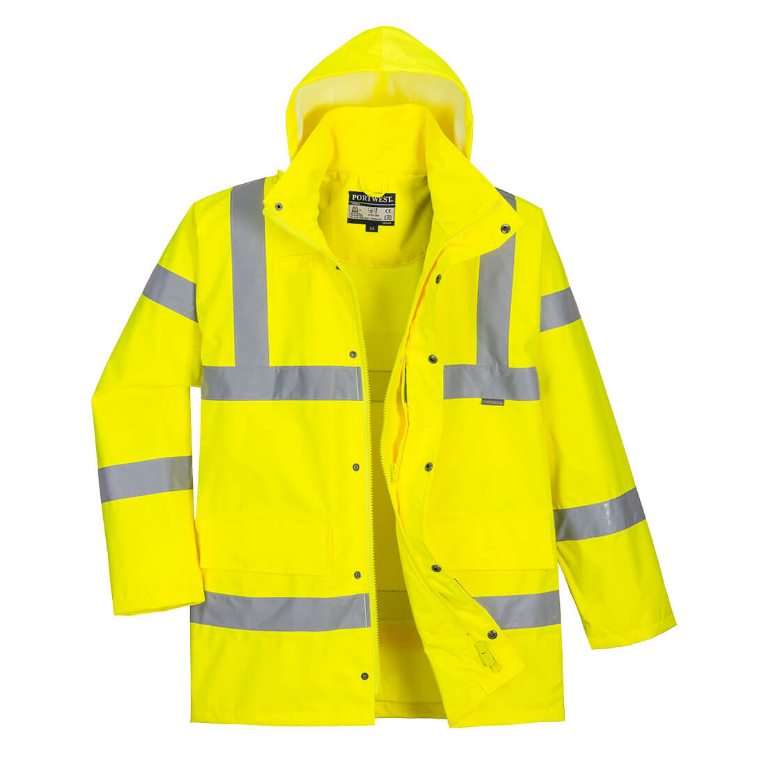 Hi-Vis Regen Verkehrsjacke atmungsaktiv 2
