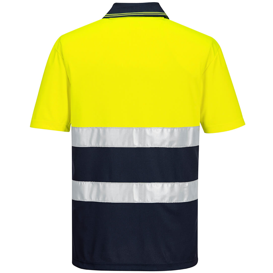 Leichtes Hi-Vis Kontrast-Poloshirt kurzarm 2