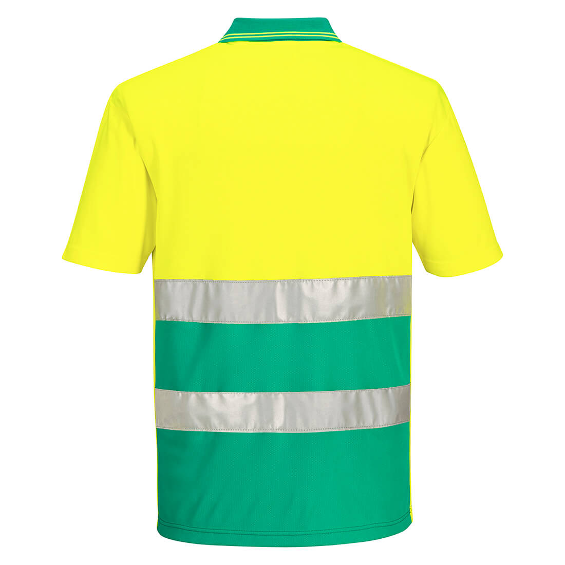 Leichtes Hi-Vis Kontrast-Poloshirt kurzarm 4