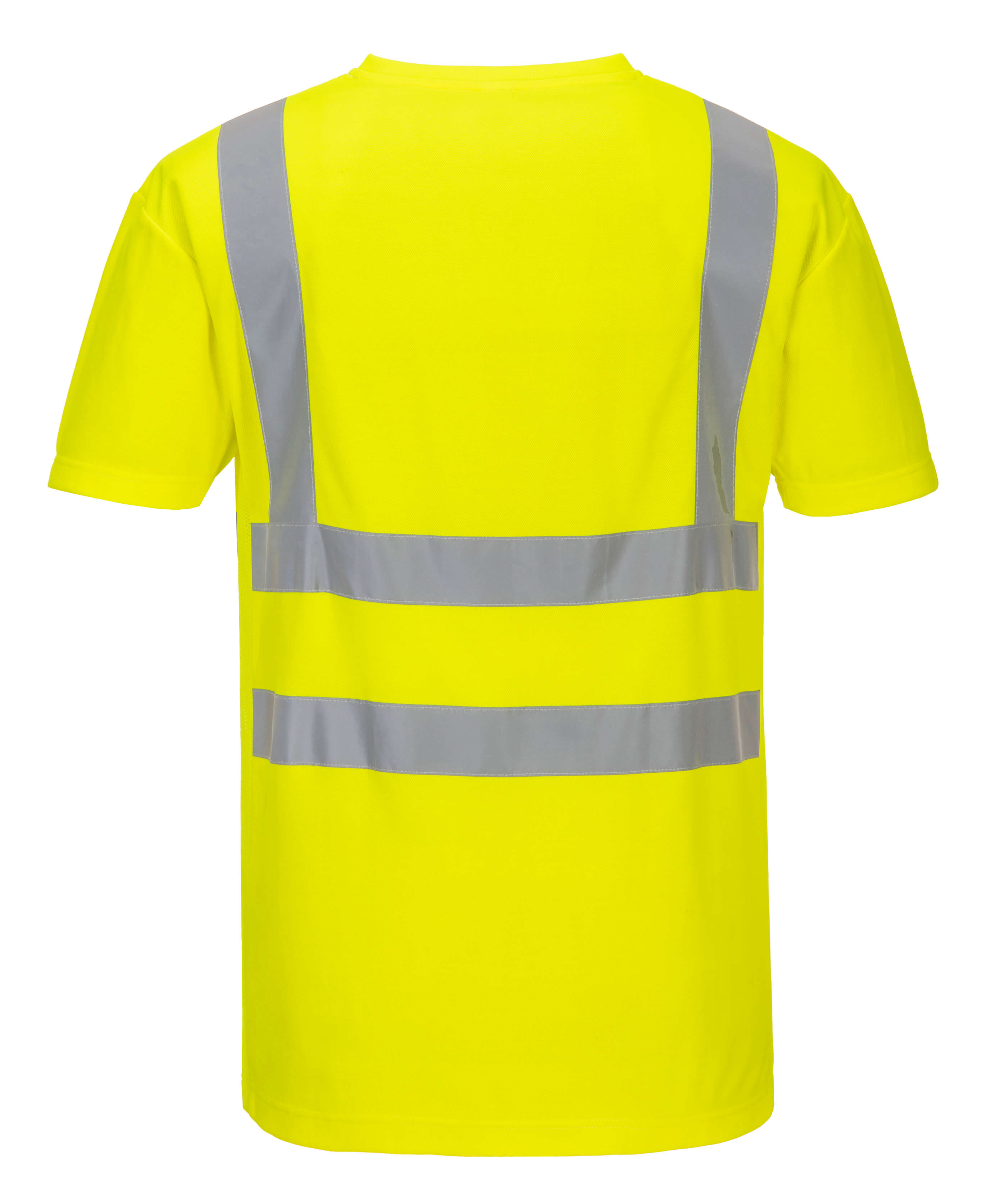 Hi-Vis Cotton Comfort T-Shirt mit Mesheinsatz kurzarm 4