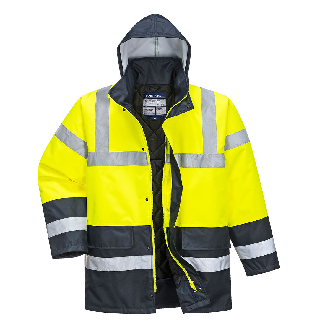 Hi-Vis Kontrast Winter Verkehrsjacke 4