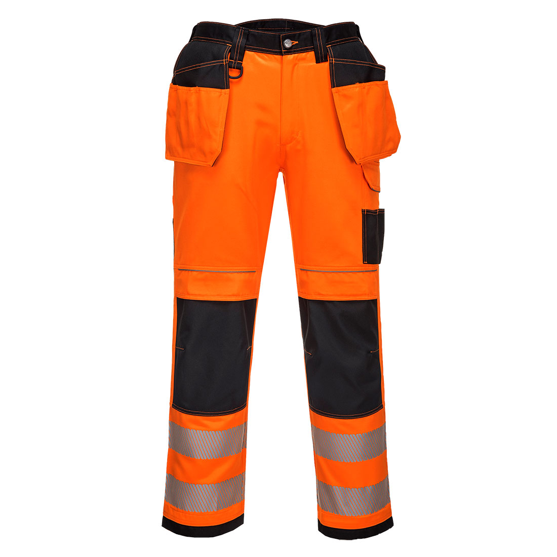 PW3 Hi-Vis Arbeitsbundhose mit Holstertaschen
