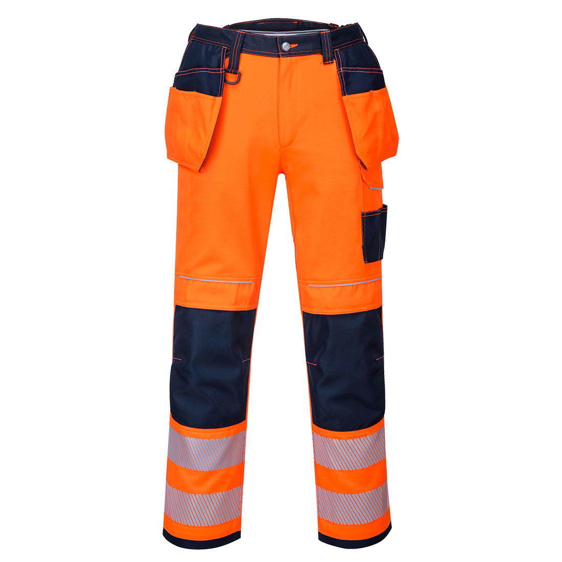 PW3 Hi-Vis Arbeitsbundhose mit Holstertaschen 12