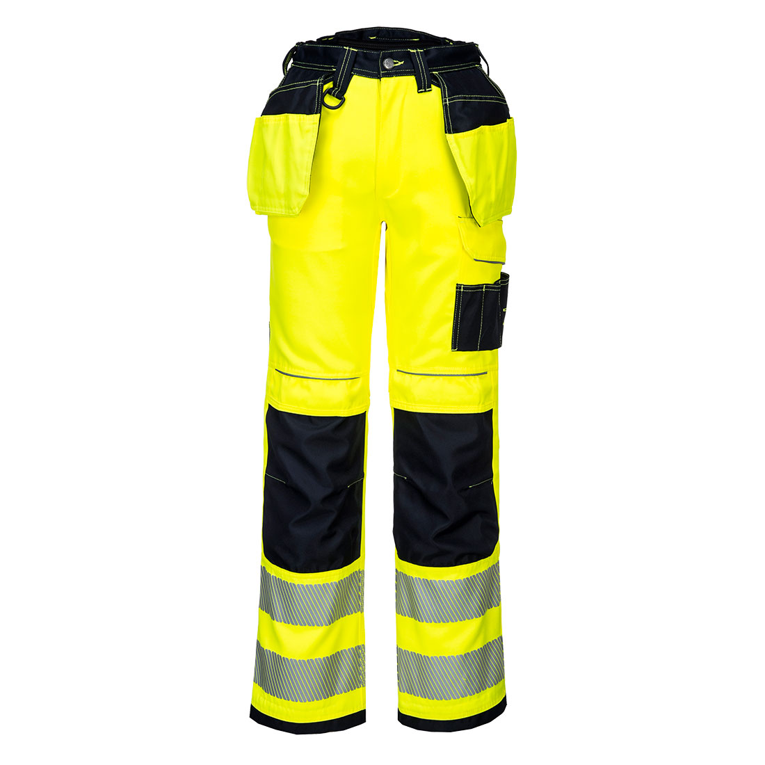 PW3 Hi-Vis Arbeitsbundhose mit Holstertaschen 7