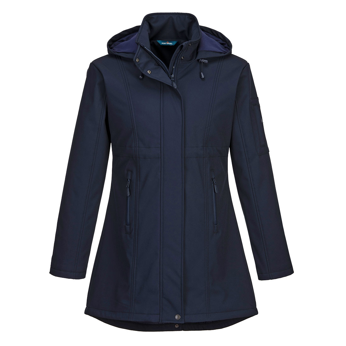 Carla Damen Softshellmantel mit Kapuze (3L) 5